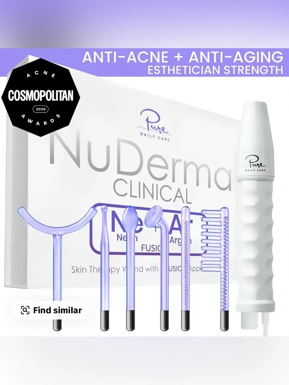 NuDerma Clinical High Frequency Wand